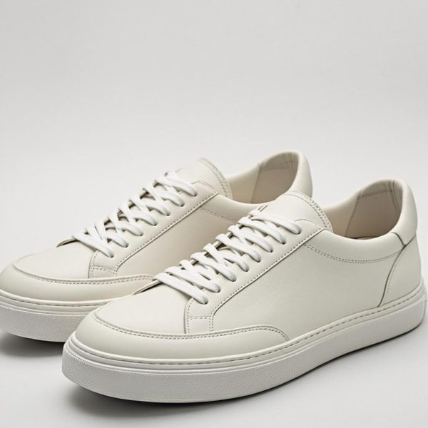 White Leather Sneakers
